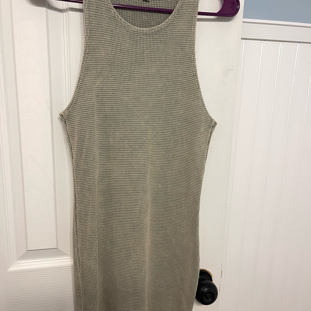 Washed green dress